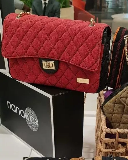 Sac matelassé rouge